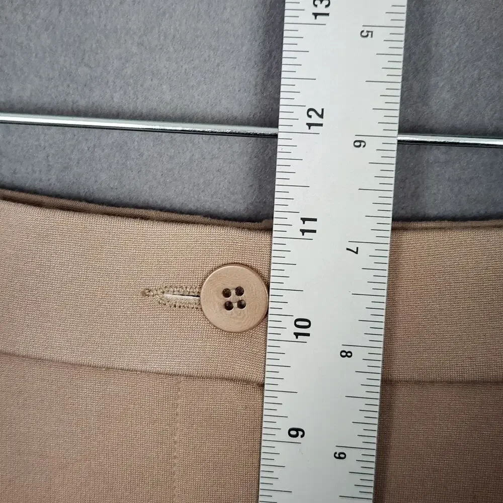 EILEEN FISHER Pants Womens Medium Beige Cropped Measure 32X25